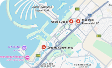 Map of Dubai Marina